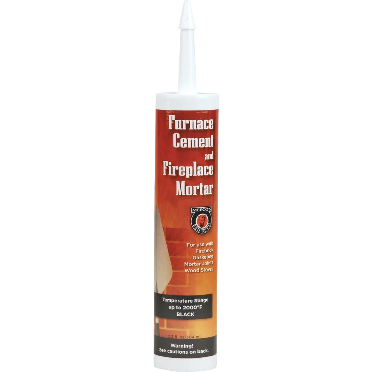 High-End Meeco's Red Devil Furnace Cement Fireplace Mortar 10.3 oz. Soft