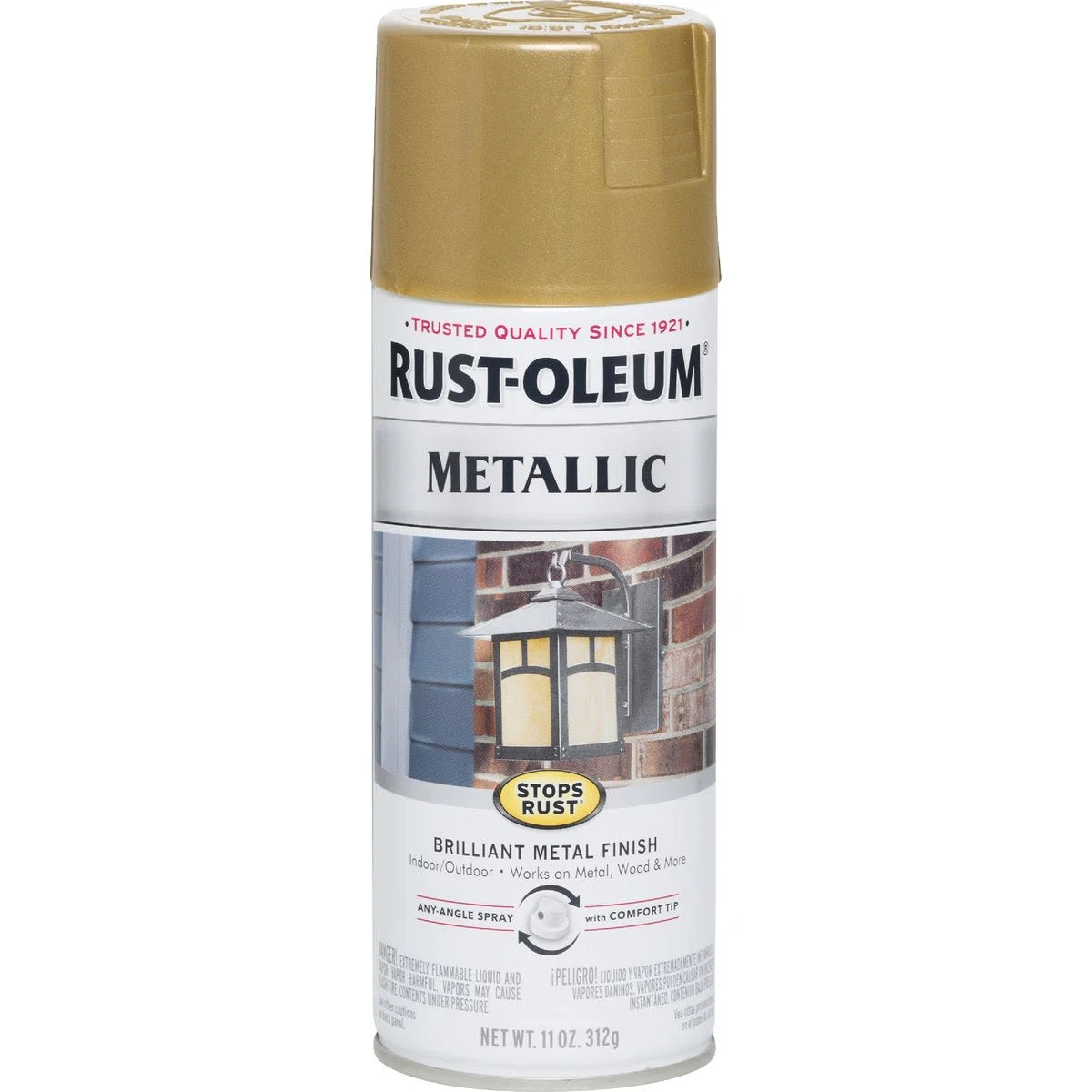 Smart Rust-Oleum Gold Rush Metallic Spray Paint 11 oz. Artisan