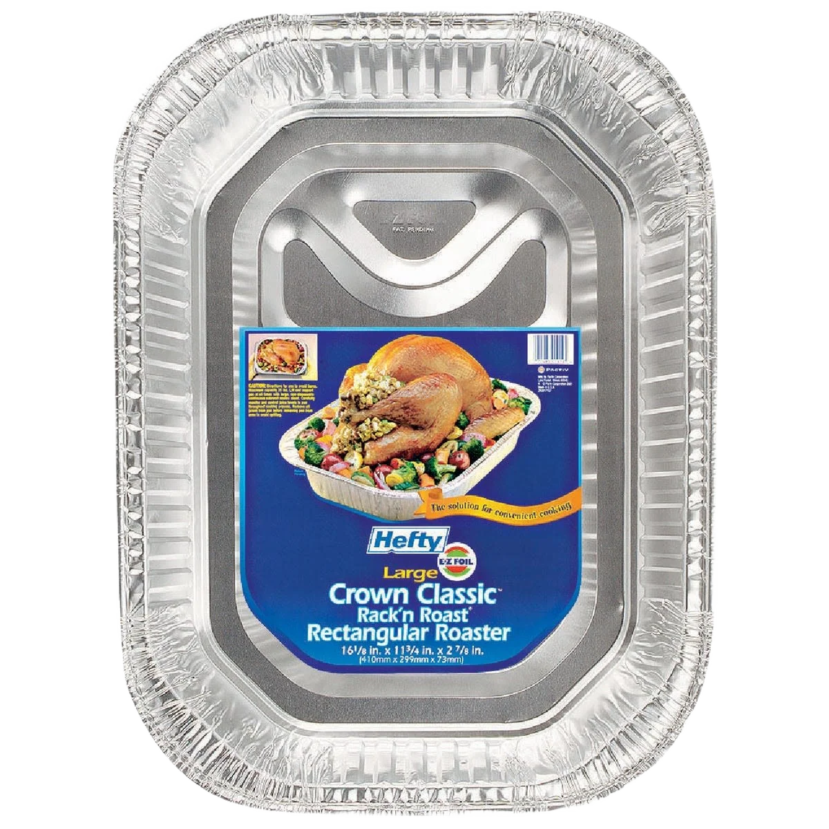 Soft Hefty EZ Foil Rack 'N' Roast Roaster Pan Innovative