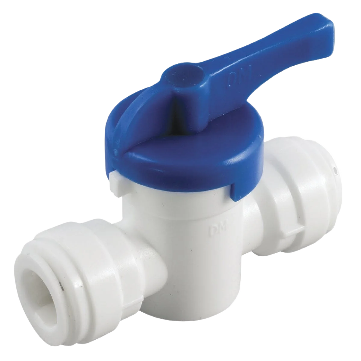Organic Anderson Metals Plastic Push-in Ball Valve 1 4 In. x 1 4 In. Reusable