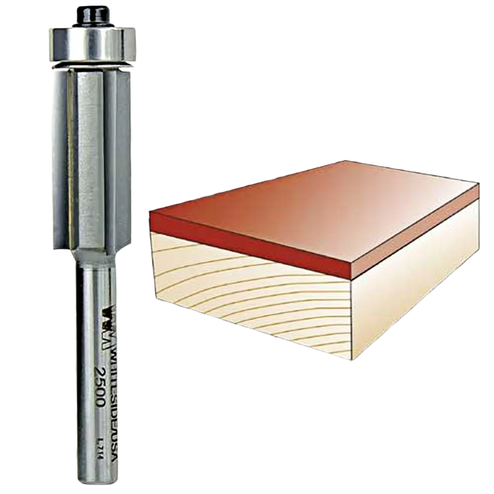 Contemporary Whiteside Three Flute Flush Trim Bit 1 4 in. SH x 1 2 in. CD x 1 in. CL Detailed