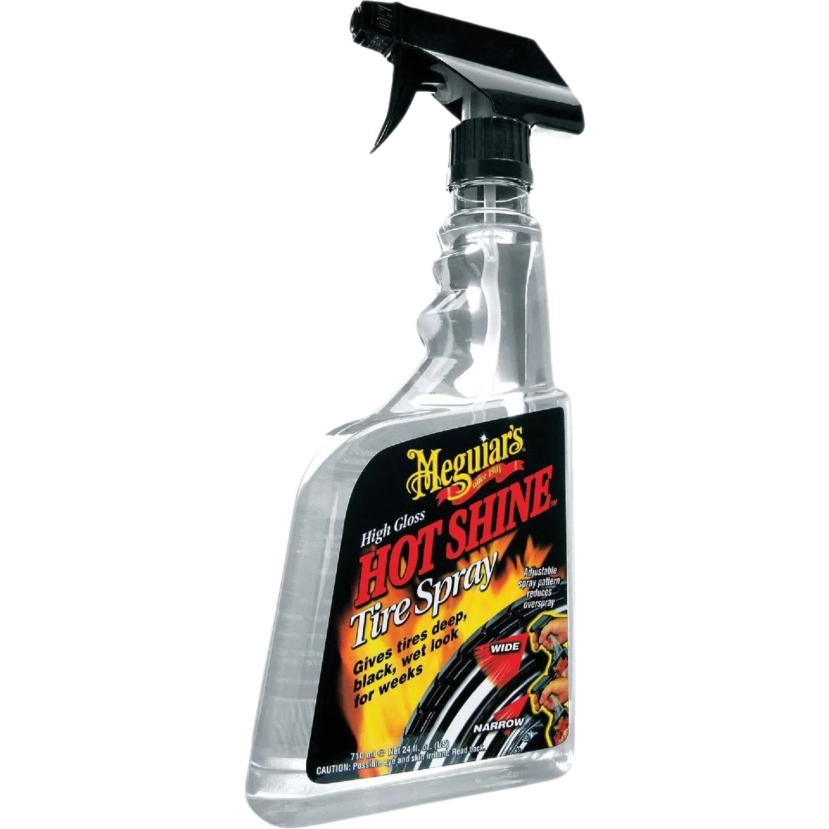 Crafted Meguiars Hot Shine High Gloss Trigger Spray Tire Shine 24 oz. Official