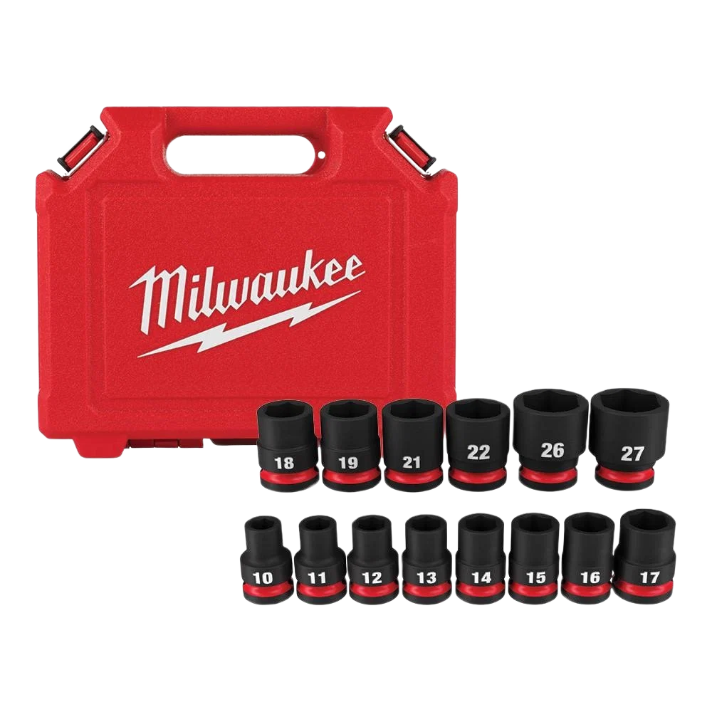 Advanced Milwaukee SHOCKWAVE™ Impact Duty™ 14-PC 1 2 Drive Metric 6 Point Sockets Innovative