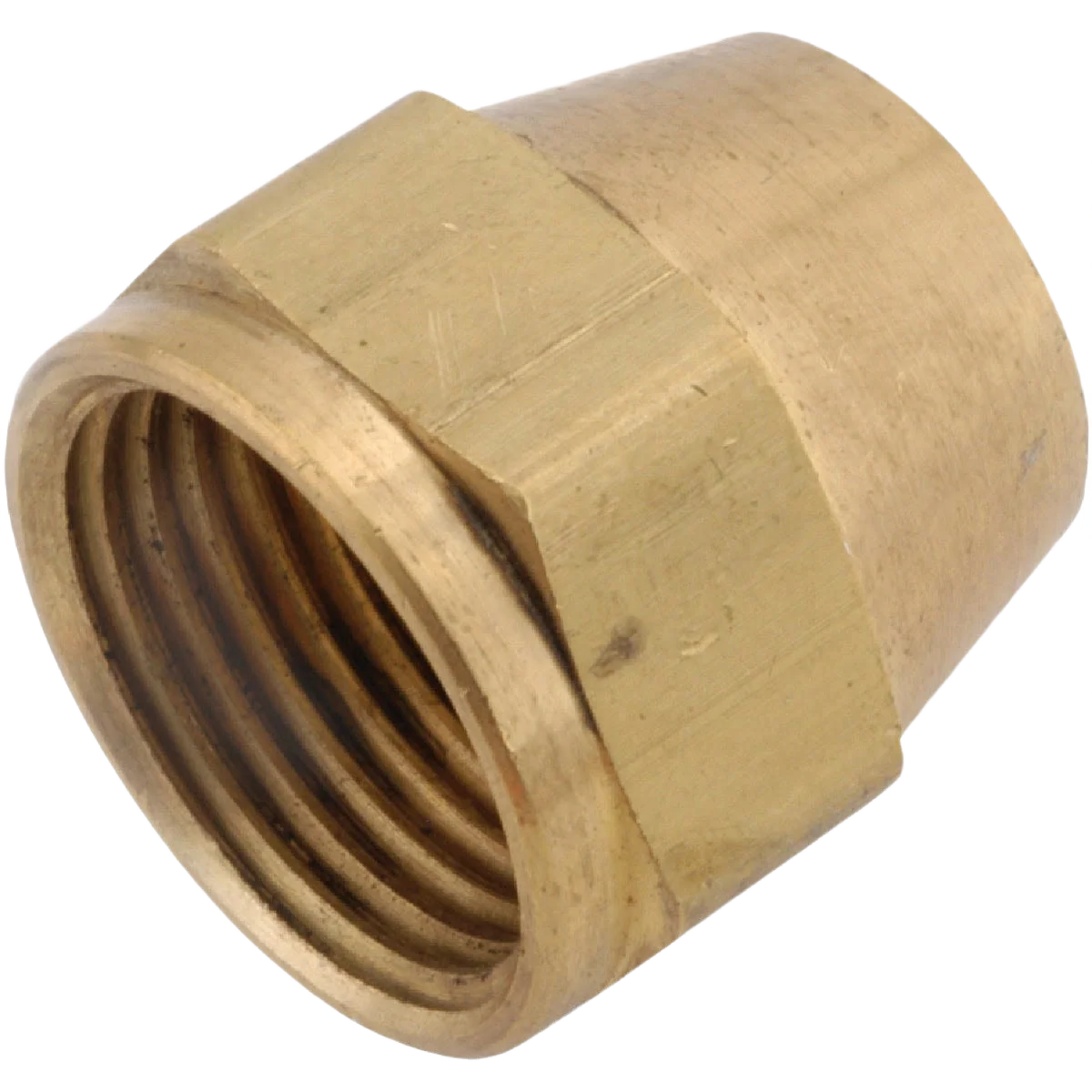 Responsible Anderson Metals 5 8 In. Brass Flare Short Nut High-End