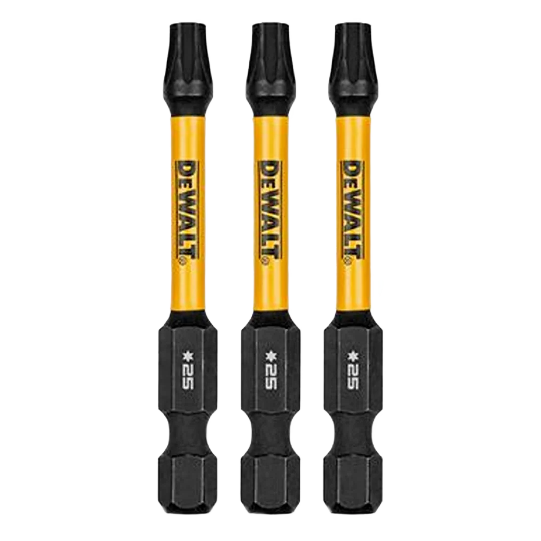 Elite DEWALT 2-1 4 FLEXTORQ® Impact T25 Drill Bit 3-Pack Secure