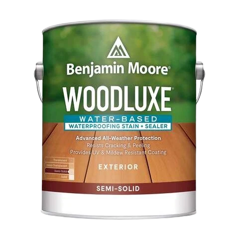 High-End Benjamin Moore Woodluxe Semi-Solid Stain Minimalist