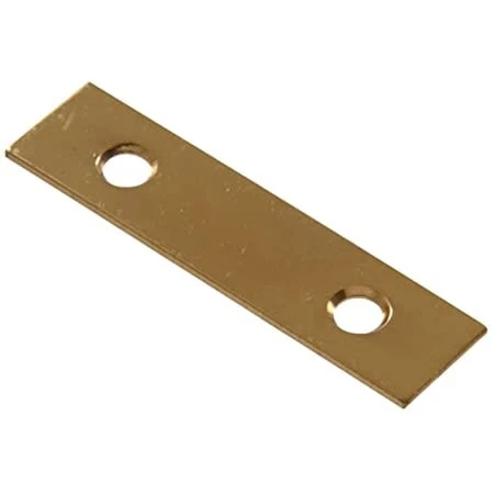 Quality Hillman Bright Brass Mending Plate 2 in. Innovative