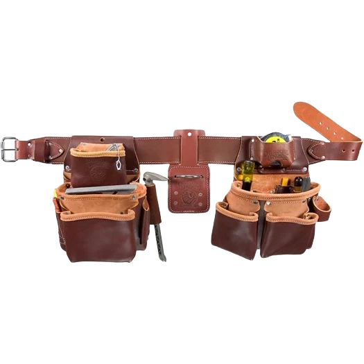 Versatile Occidental Leather Pro Framer Tool Belt Set with Double Outer Bag Large Official