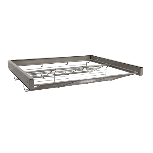Smooth domRail Nickel Reveal Shoe Shelf Safe