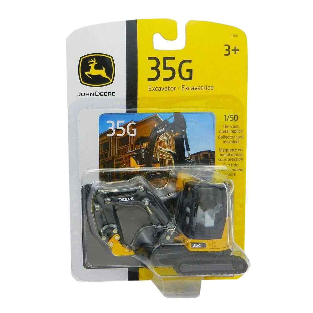Certified TOMY John Deere 35G Excavator 1 50 Scale Functional