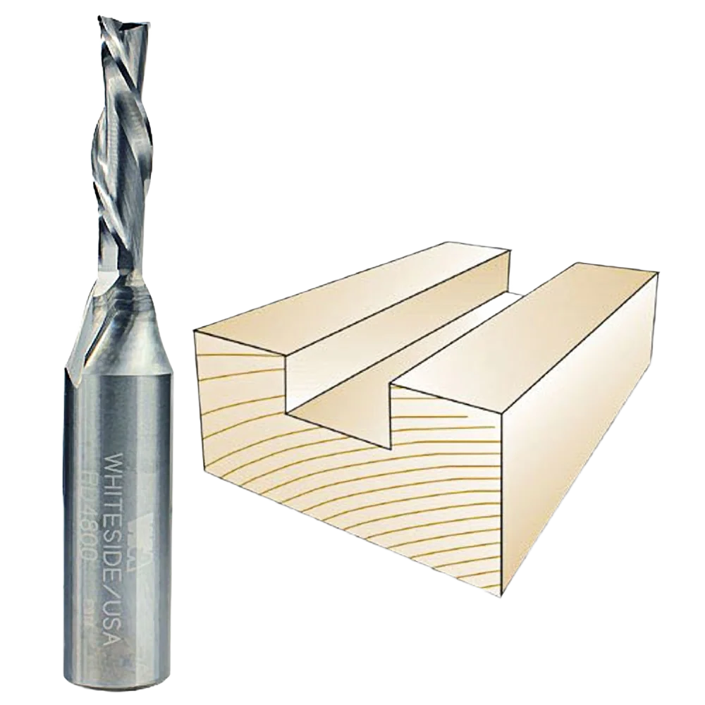 Next-Generation Whiteside Spiral Downcut Bit 1 2 in. SH x 9 32 in. CD x 1 in. CL Trusted