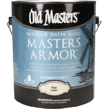 Soft Old Masters Masters Armor Clear Flat Finish Gallon Modern