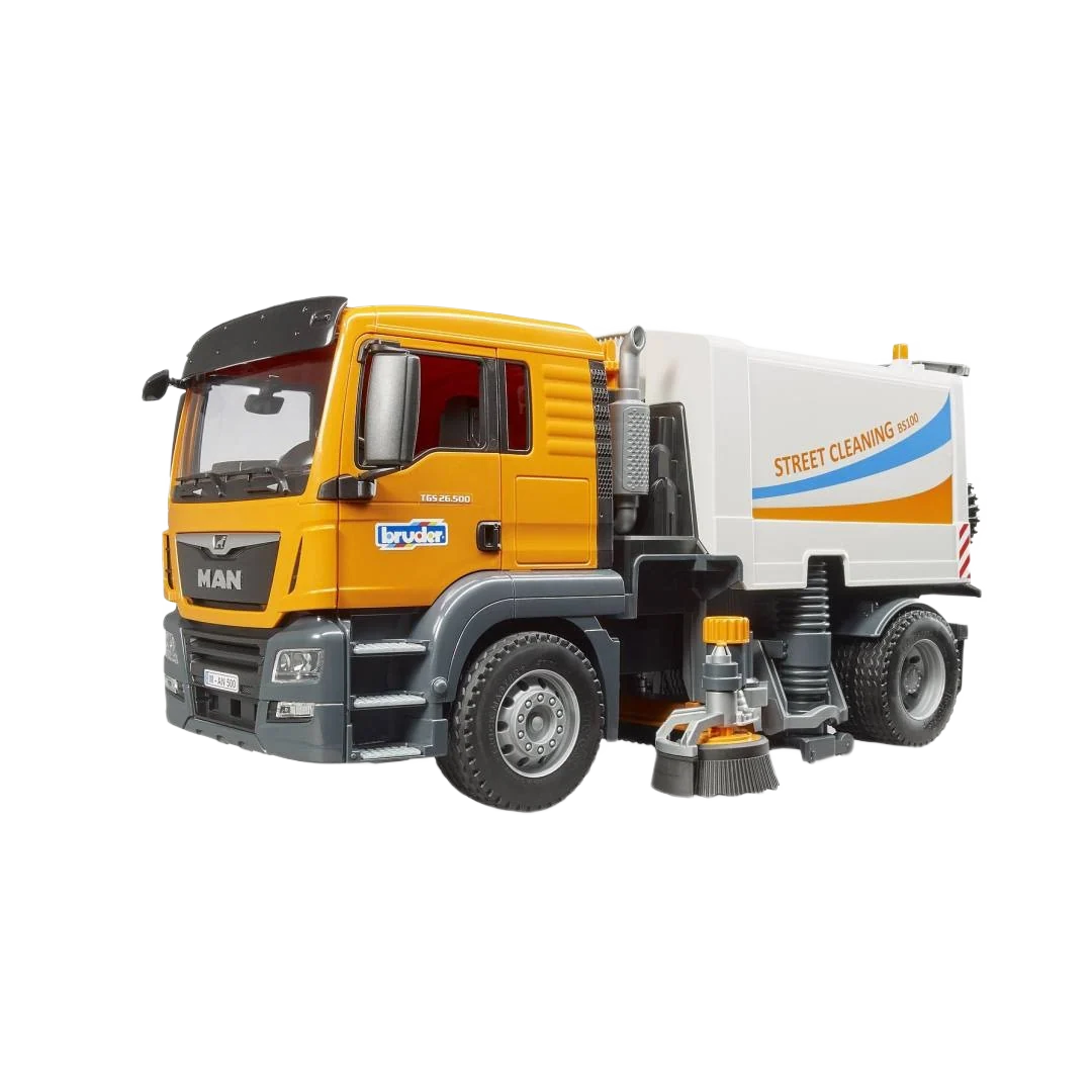 High-Quality Bruder 03780 MAN TGS Street Sweeper Fine Crafted