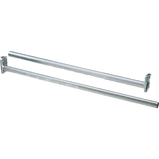 Trusted National Hardware 72 to 120 Bright Steel Adjustable Closet Rod Classic