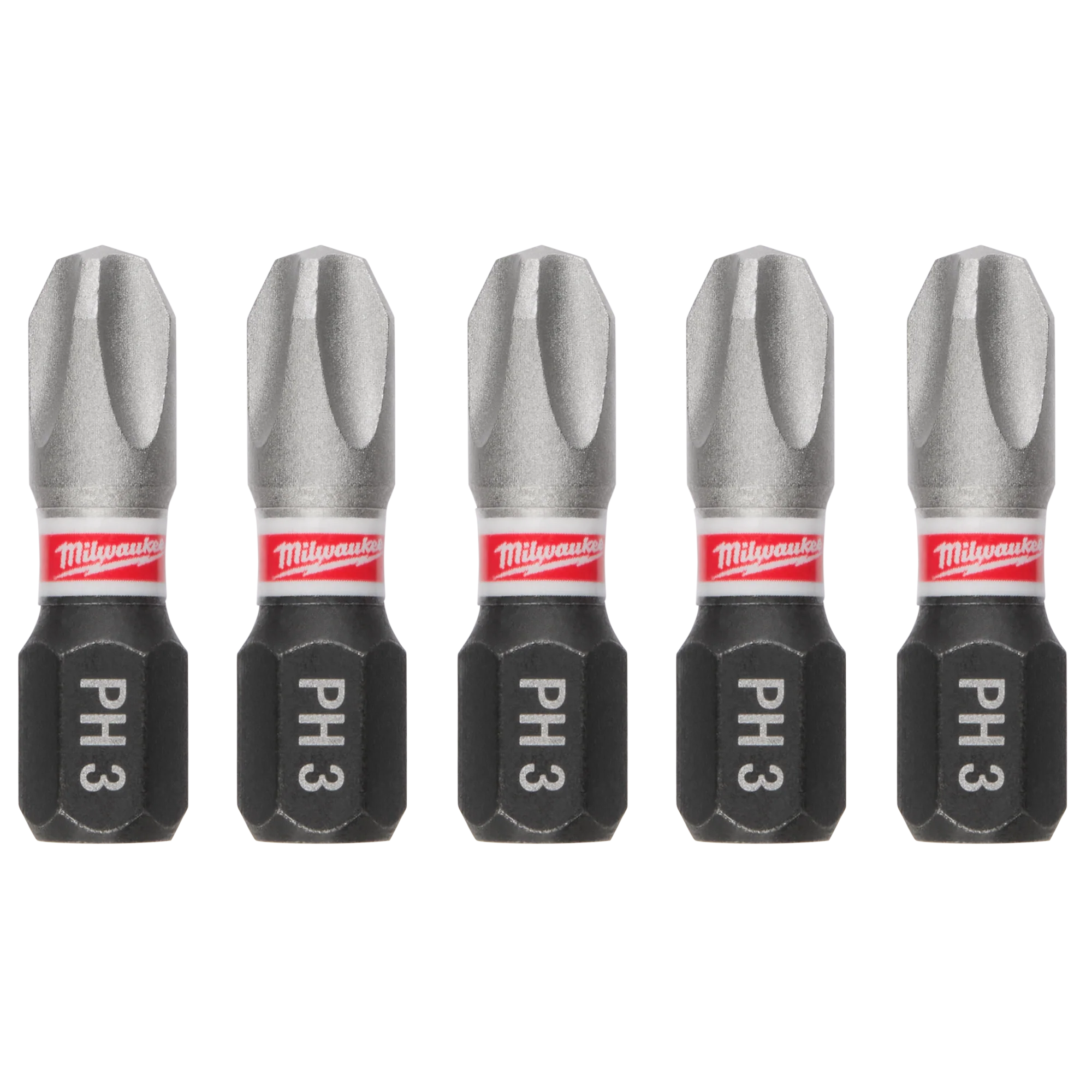 First-Class Milwaukee SHOCKWAVE™ Impact Duty™ 1 PH3 Phillips Bits 5-Pack Specialty