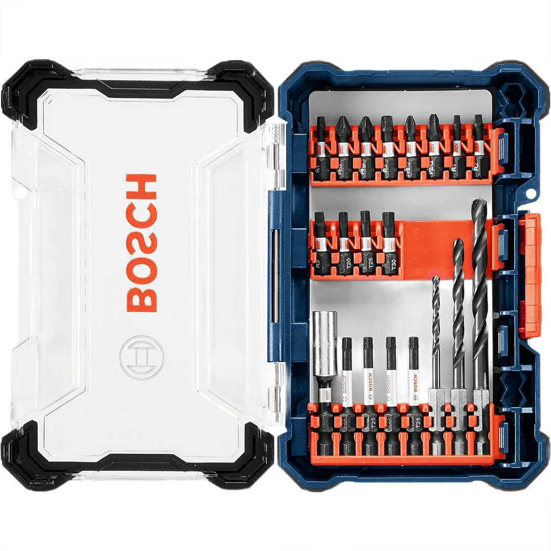 Refined Bosch Driven Impact Screwdriving Drilling Case Set 40PC Prestigious