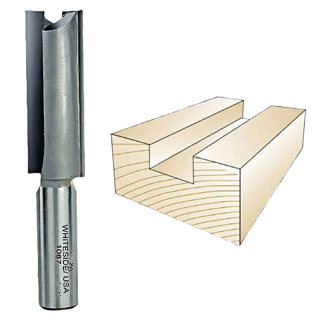 Environmentally Friendly Whiteside Straight Bit 1 2 in. SH x 3 4 in. CD x 2 in. CL Breathable