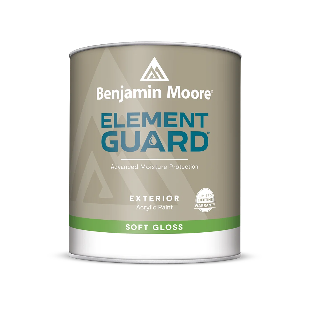 Certified Benjamin Moore Element Guard® Soft Gloss Exterior Base 1 Paint 1 Quart Exclusive