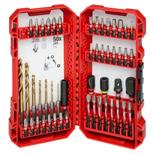 Smooth Milwaukee SHOCKWAVE™ Impact Duty™ 50-PC Drill Drive Set Trusted