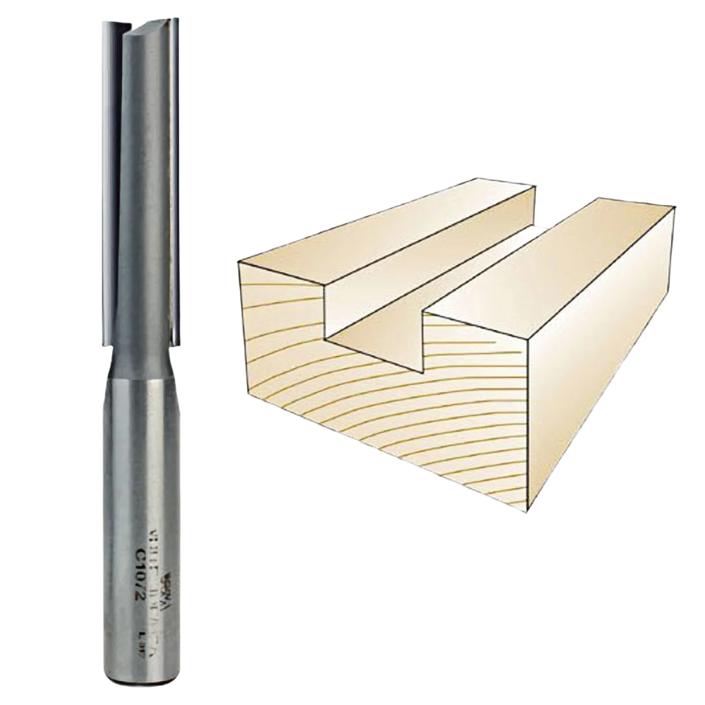 First-Class Whiteside CNC Straight Bit 1 2 in. SH x 1 2 in. CD x 2 in. CL Classic