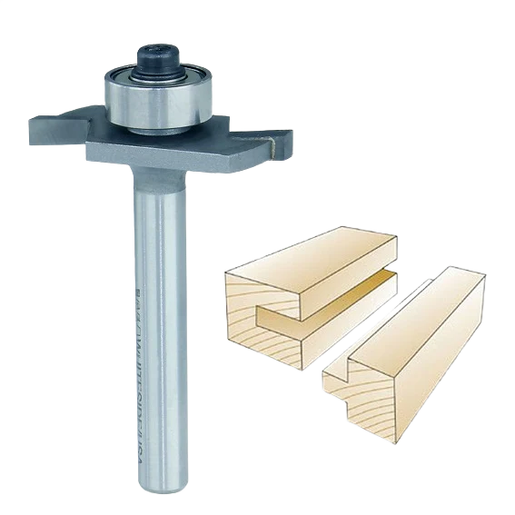 Sustainable Whiteside Slotting Rabbeting Bit 1 4 in. SH x 1 8 in. CL x 3 8 in. CD High-End