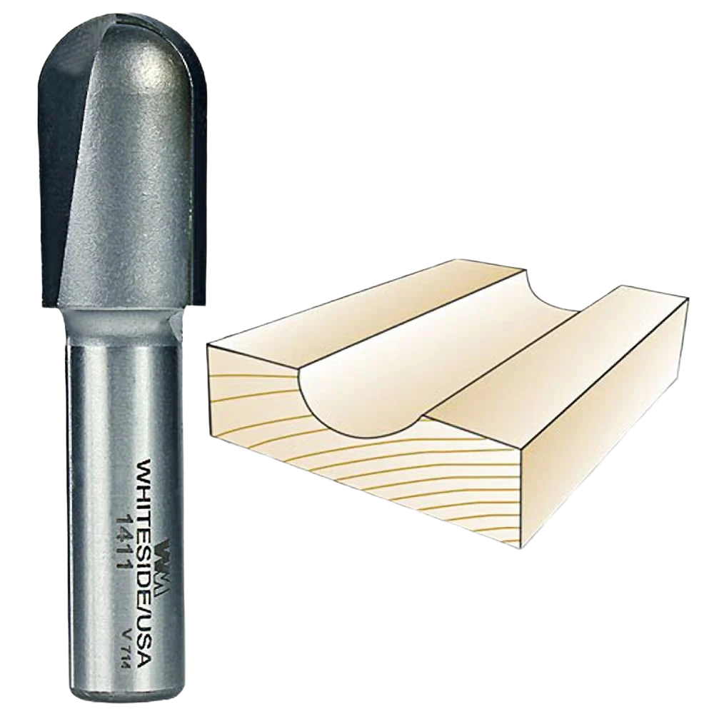 Elegant Whiteside Core Box Bit 1 2 in. SH x 3 8 in. R x 3 4 in. CD Premium Material