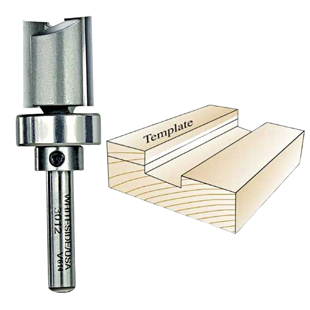 Verified Whiteside Template Bit 1 4 in. SH x 3 4 in. CD x 3 4 in. CL First-Class