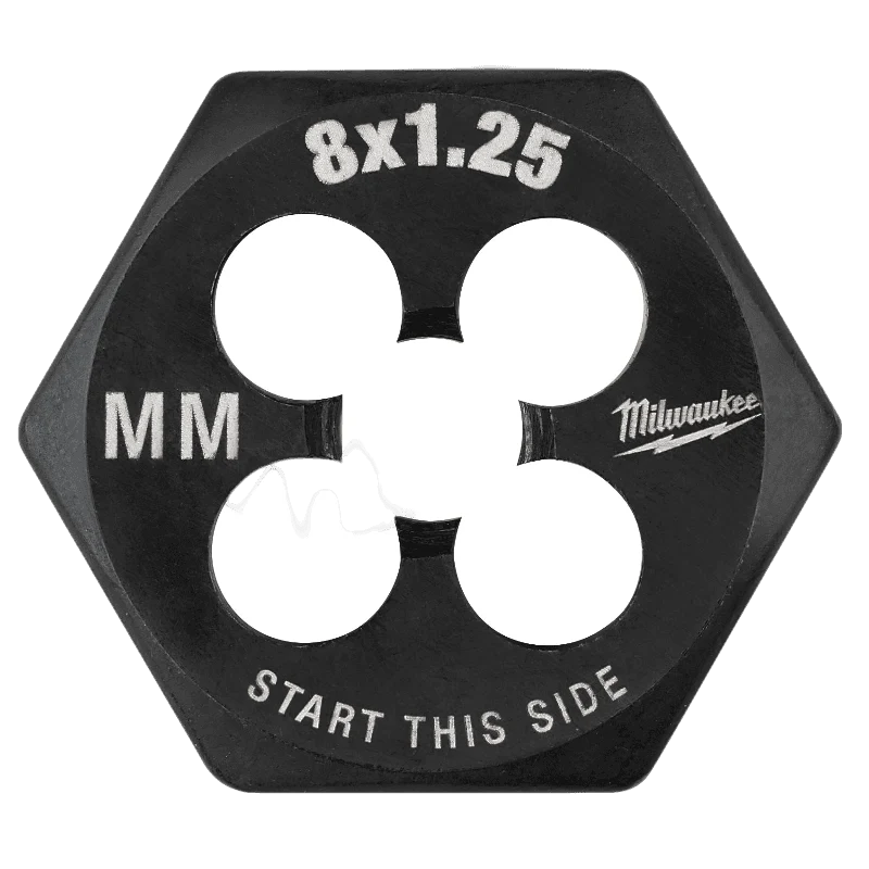 Top-Quality Milwaukee M8-1.25 mm Metric 1 Hex Threading Die Practical