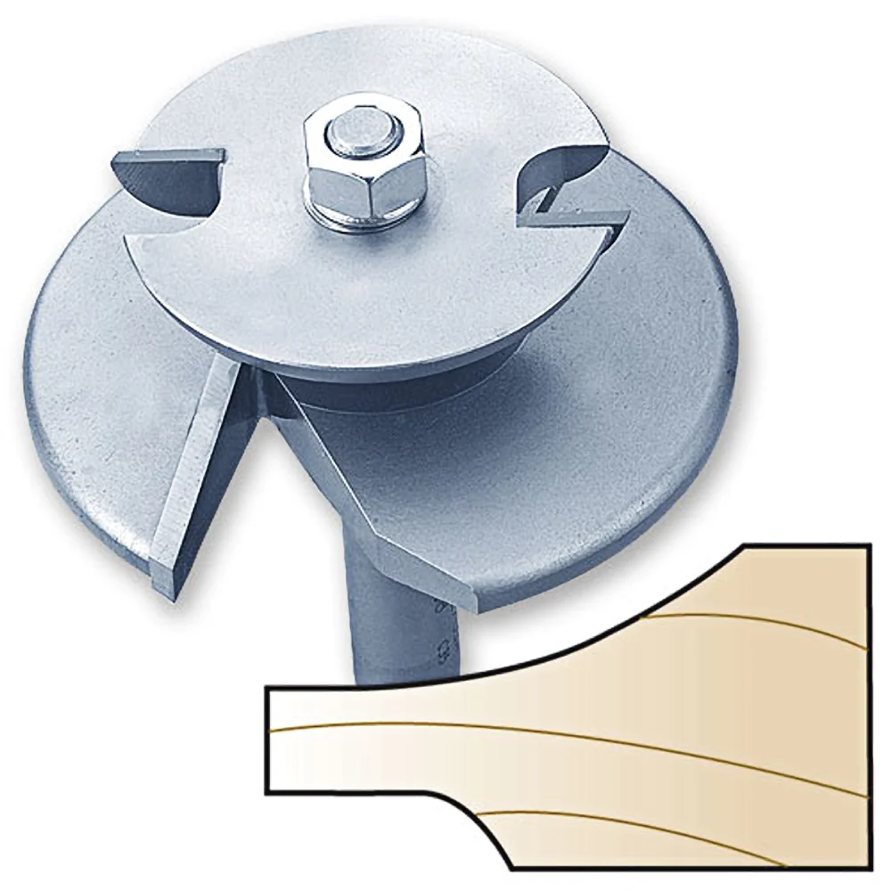 Environmentally Friendly Whiteside 2-Wing Cove Raised Panel Bit with Back Cutter 1 2 in. SH Convenient