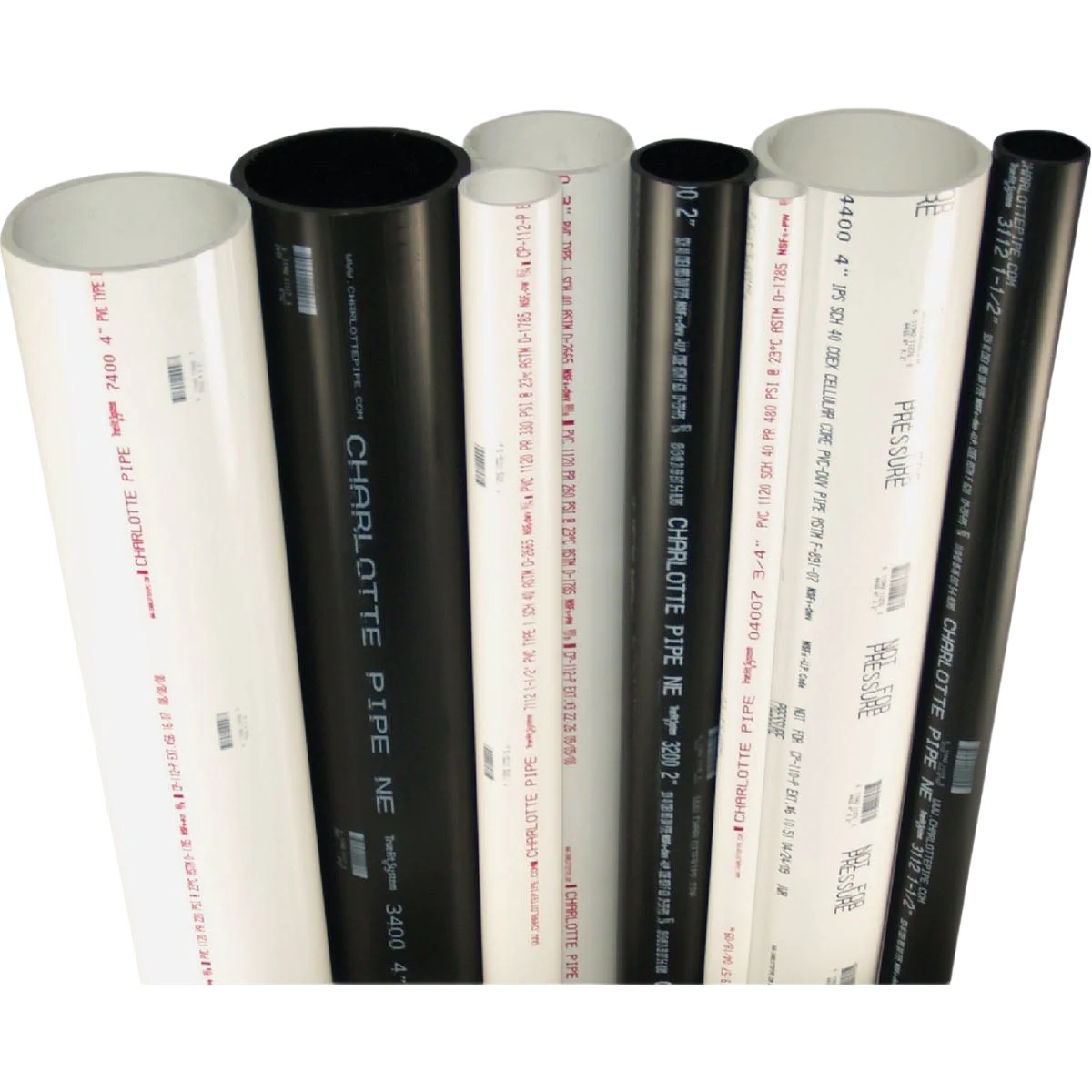 Durable Charlotte Pipe ABS DWV Pipe 3 In. x 10 Ft. Secure