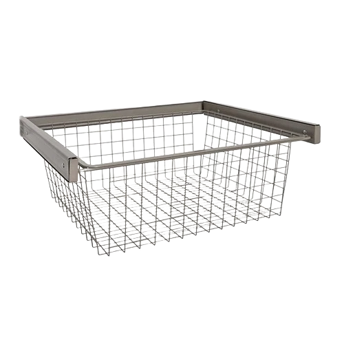 Flexible domRail Nickel Reveal Wire Basket Top-Quality