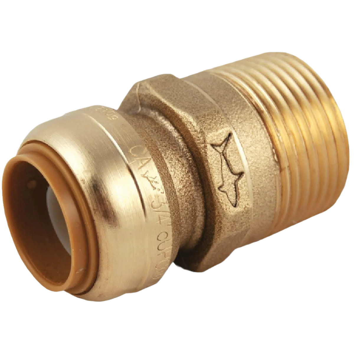 Smart SharkBite 1 x 3 4 MNPT Push-to-Connect Brass Male Adapter Genuine