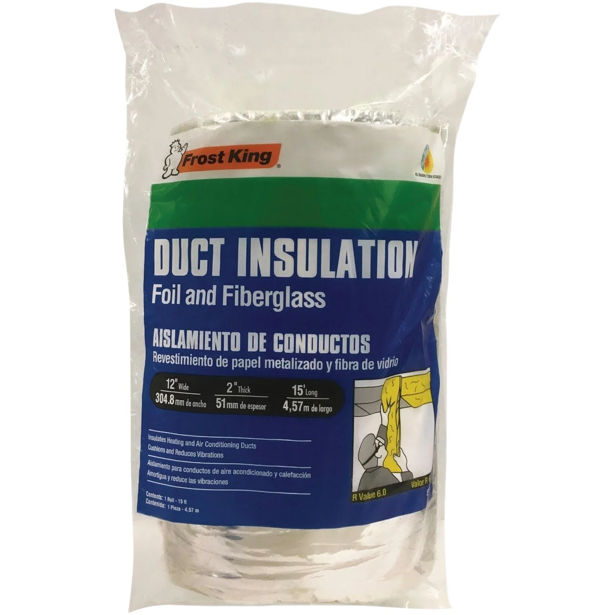 Detailed Frost King Duct Wrap Pure