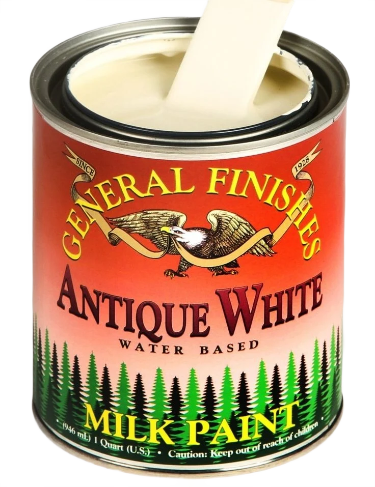 Superior General Finishes Antique White Water Based Milk Paint 1 Quart Official