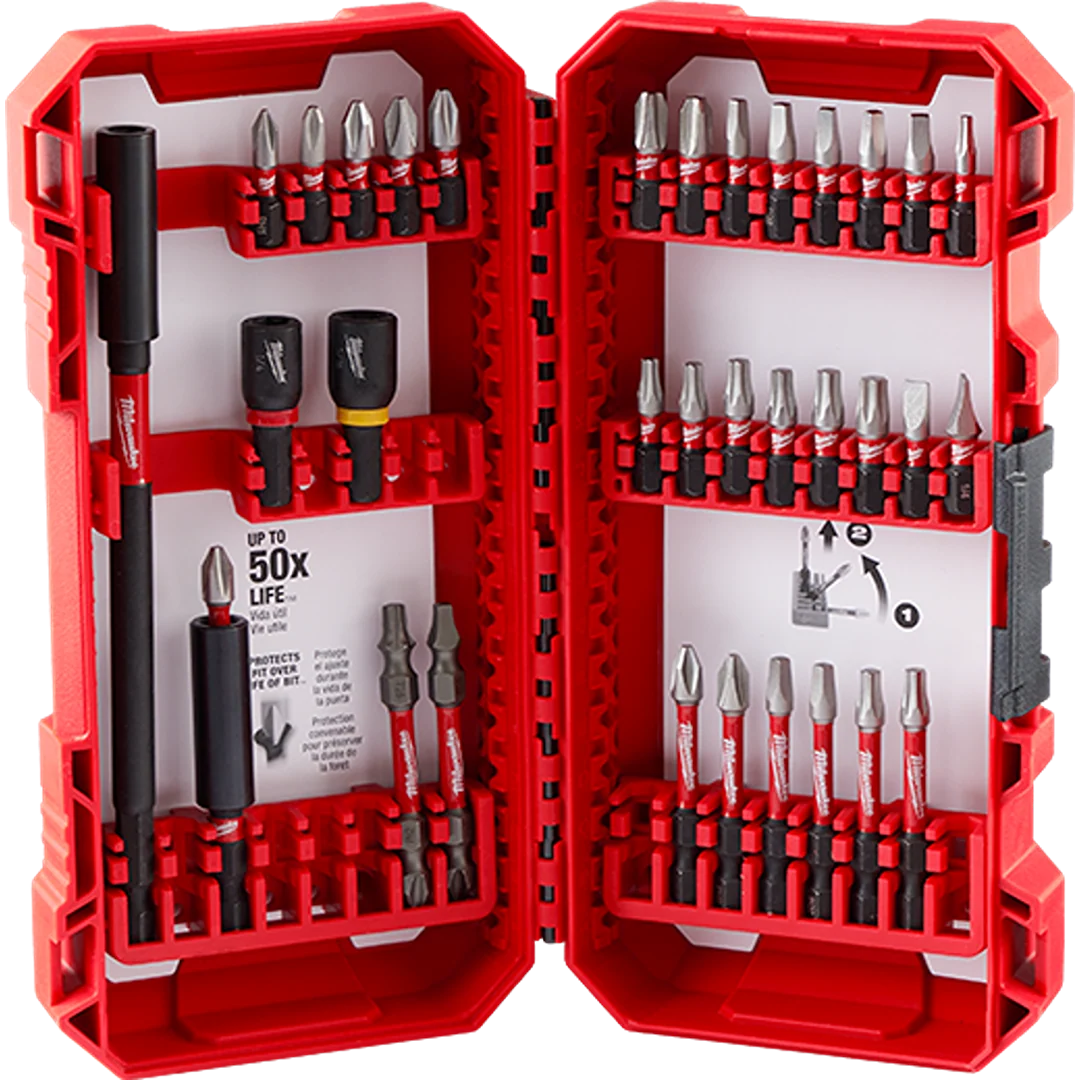 Proven Milwaukee SHOCKWAVE™ Impact Duty™ 34-PC Driver Bit Set Carefully Designed
