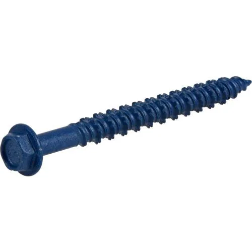 Outstanding Power Pro 3 16 in. x 2-1 4 in. Hex Washer-Head Concrete Screw Anchors 225-Pack Elite