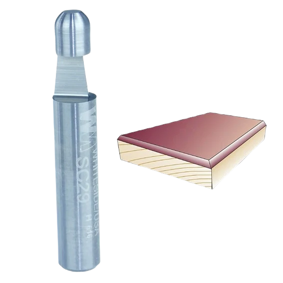 Exclusive Whiteside 7 deg. Bevel Trim Bit 1 4 in. SH x 1 4 in. CL Prestigious