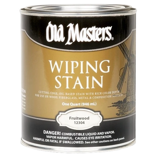 User-Friendly Old Masters Fruitwood Oil Base Wiping Stain 1 Quart Versatile