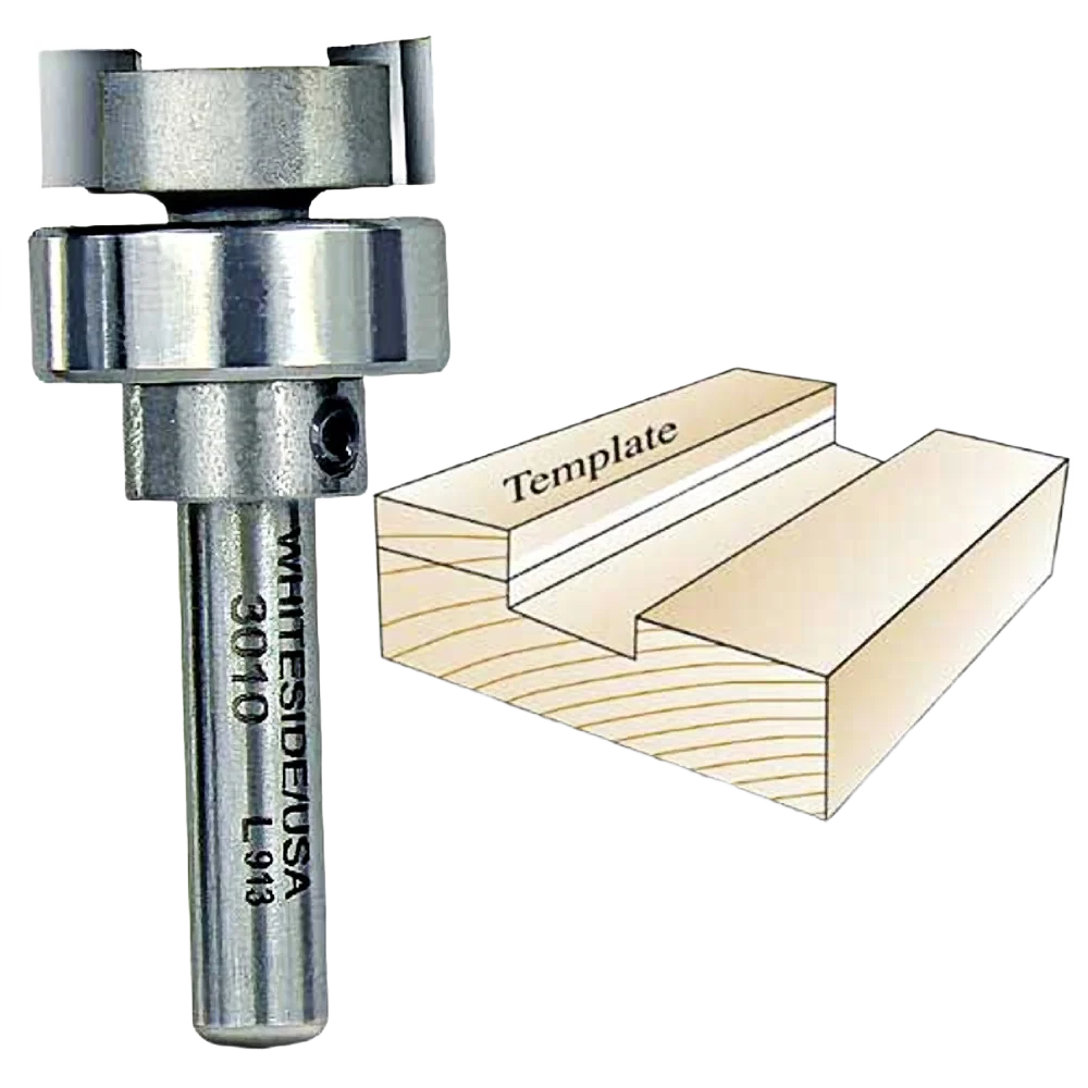 Soft Whiteside Dado Clean Out Bit 1 4 in. SH x 3 4 in. CD x 1 4 in. CL Specialty