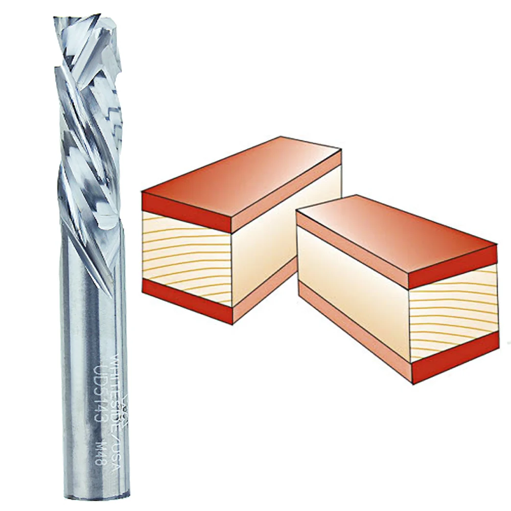 User-Friendly Whiteside Spiral Up Downcut Bit 1 2 in. SH x 1 2 in. CD x 1-3 8 in. CL Classic