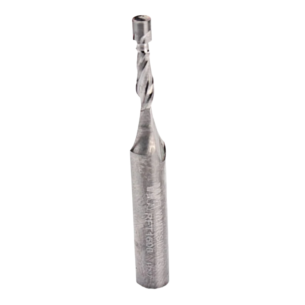 Lightweight Whiteside Spiral Downcut Flush Trim Bit 1 4 in. SH x 1 8 in. CD x 3 8 in. CL Artisan