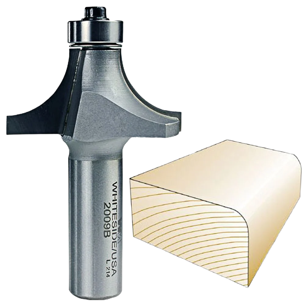 Efficient Whiteside 2009B Roundover Bit 1 2 in. SH x 9 16 in. R Authentic