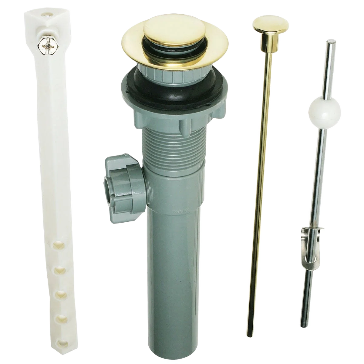 Consistent Do it 1-1 4 In. Polished Brass Pop-Up Assembly Carefully Designed