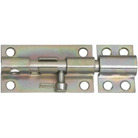 Recyclable National Hardware 4 Zinc Heavy Barrel Bolt First-Class