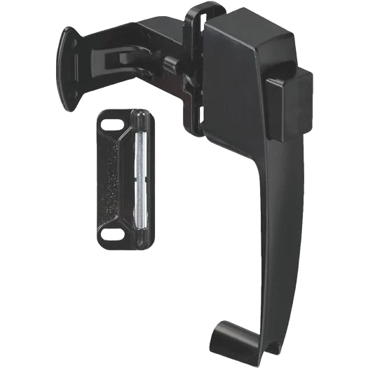 Superior National Hardware Black Push Button Latch Soft
