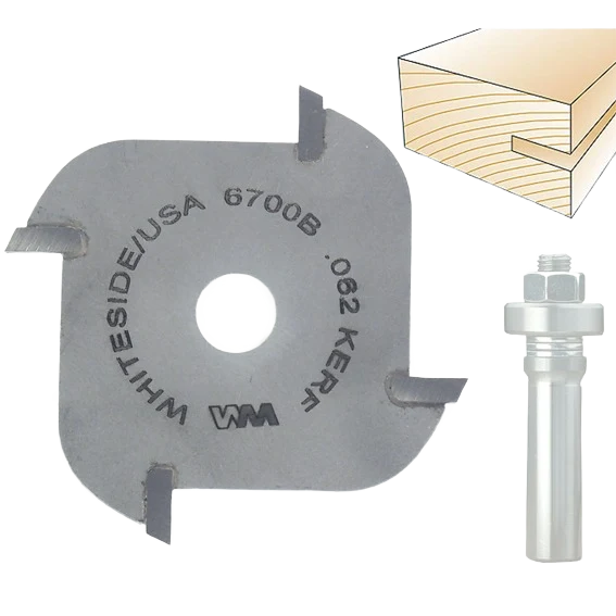 User-Friendly Whiteside 4-Wing Slotting Cutter 1 16 in. Breathable