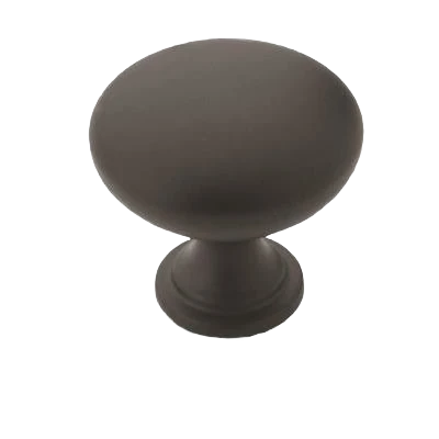 Recyclable Amerock Edona 1-1 4 Diameter Matte Black Cabinet Knob Verified