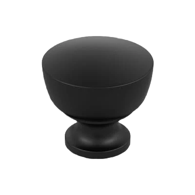 Prestigious Amerock Chalice 1-1 4 Diameter Matte Black Cabinet Knob Durable