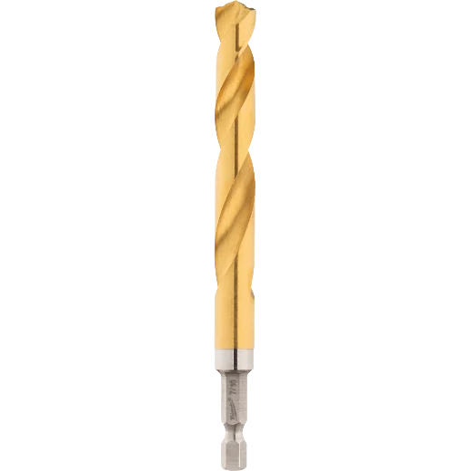 Genuine Milwaukee 7 16 SHOCKWAVE™ Impact Duty RED HELIX™ Titanium Drill Bit Long-Lasting
