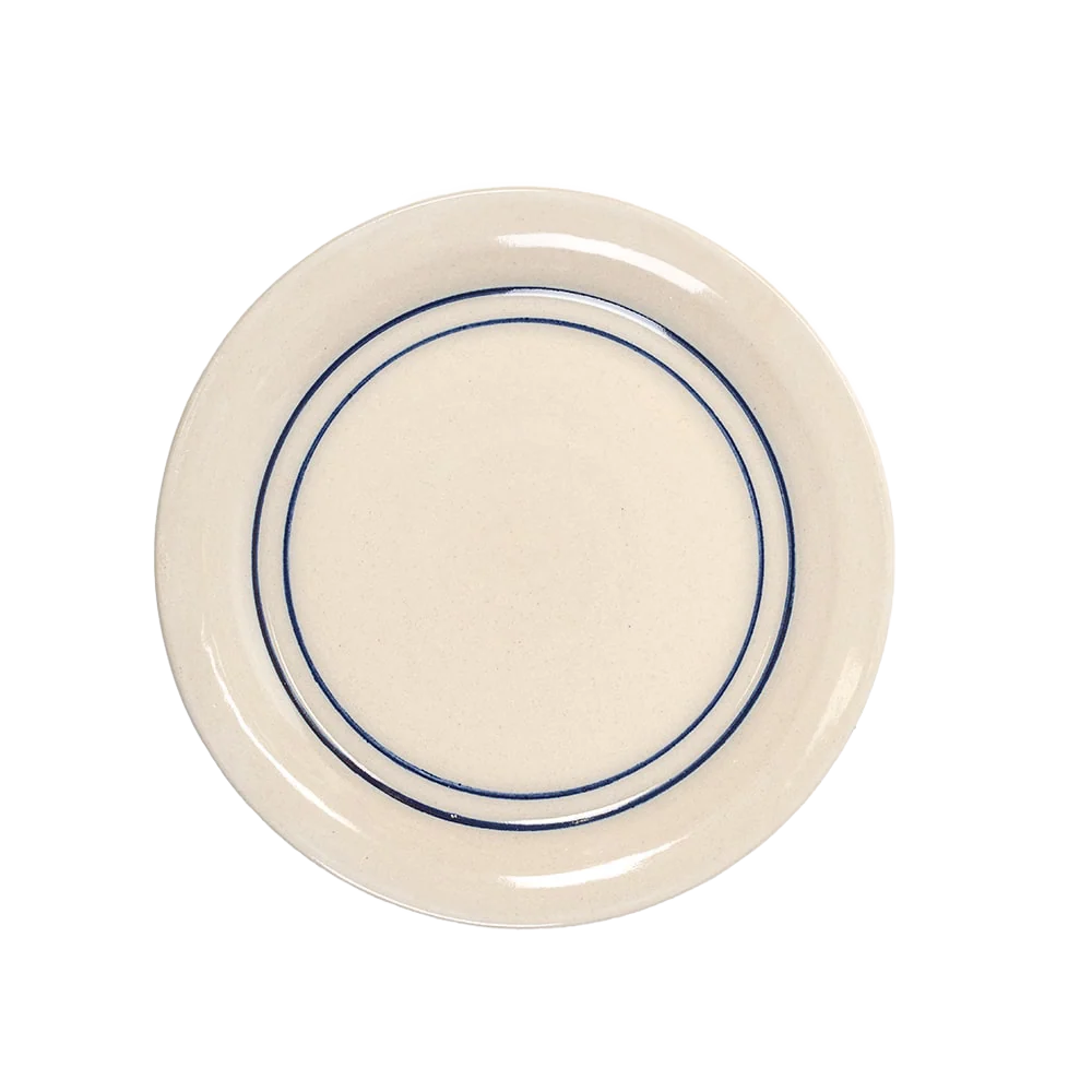 Authentic Heritage Blue Stripe Stoneware Salad Plate Powerful
